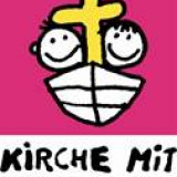 Logo Kirche mit Kindern farbig